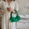 "Bag Girl 2022 New Korean-style single-shoulder dumpling bag, French bag, fashionable cloud bag, pleated hand-held armpit bag. undefined